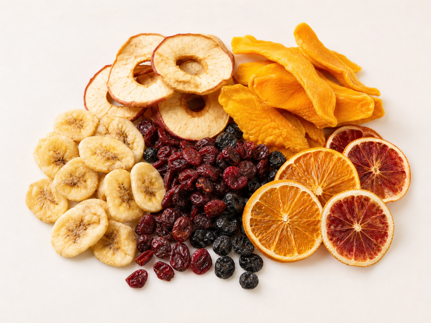 Air-dried fruit assortment for export supply